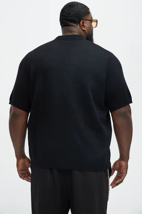 Big & Tall Colorblock Striped T-Shirt Pants Set for big men view 4