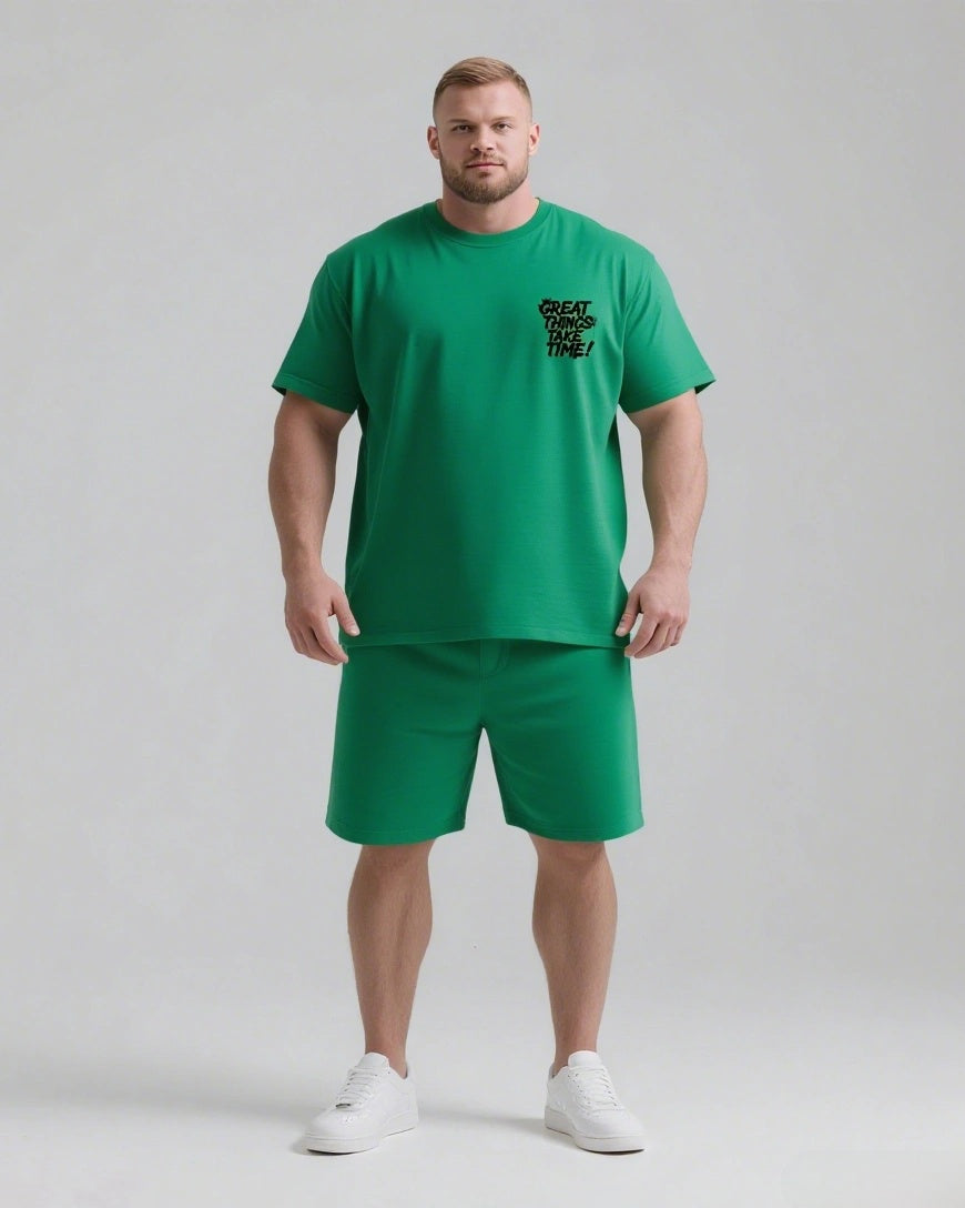 Big & Tall Streetwear Two-piece Set for big men view 9
