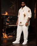 Big & Tall Vintage T-Shirt Pants Set for big men view 1