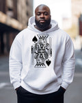 Big & Tall Graphic Hoodie Sweatpants Set for big men
