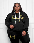 Big & Tall Graphic Hoodie Sweatpants Set for big men view 2
