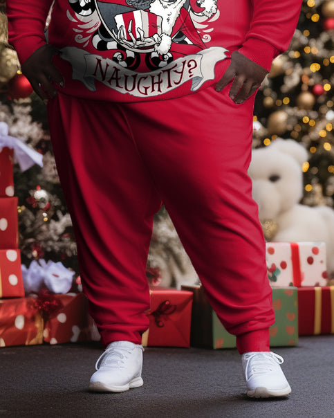 Big & Tall Red Skull Hoodie for big men view 3