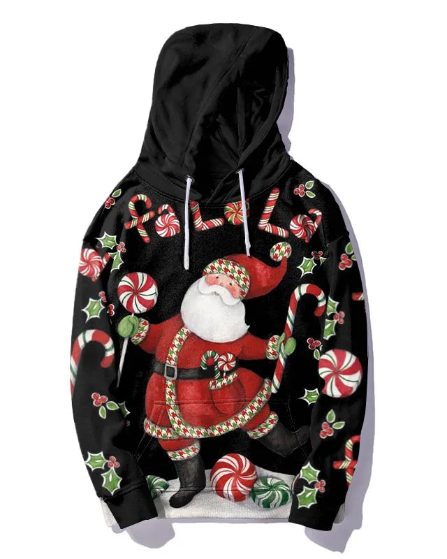 Big & Tall Skull Hoodie for big men view 4
