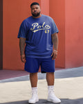 Big & Tall Graphic Two-piece Set for big men view 1