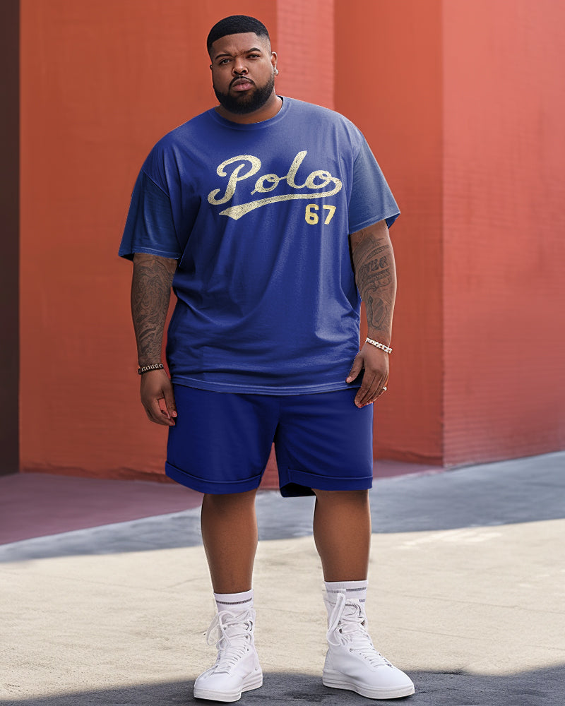 Big & Tall Graphic Two-piece Set for big men view 1