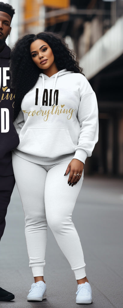 Big & Tall Graphic Streetwear Hoodie Sweatpants Set for big men view 7
