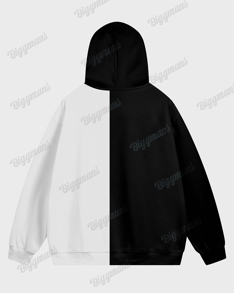 Big & Tall Streetwear Hoodie Sweatpants Set for big men view 3
