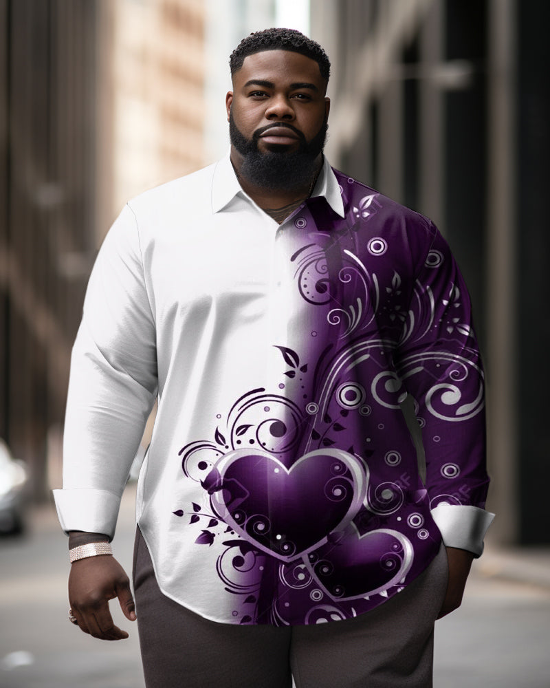 Big & Tall Graphic Floral Jeans for big men