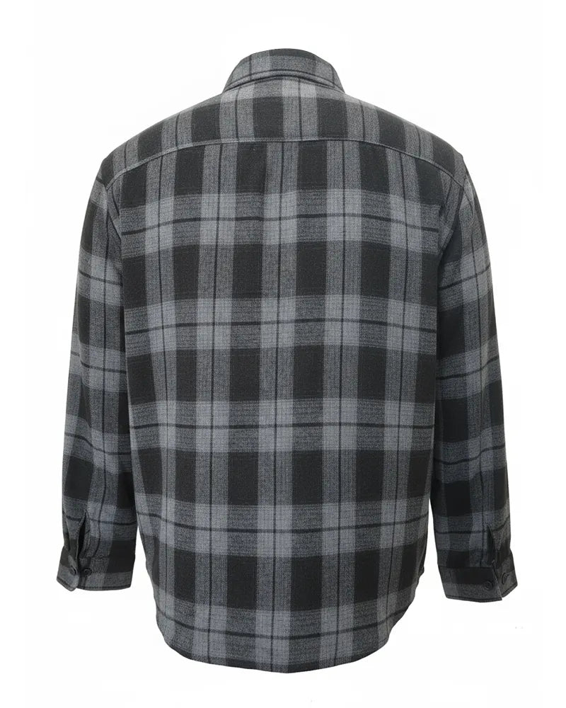 Big & Tall Black Plaid Jeans for big men view 12