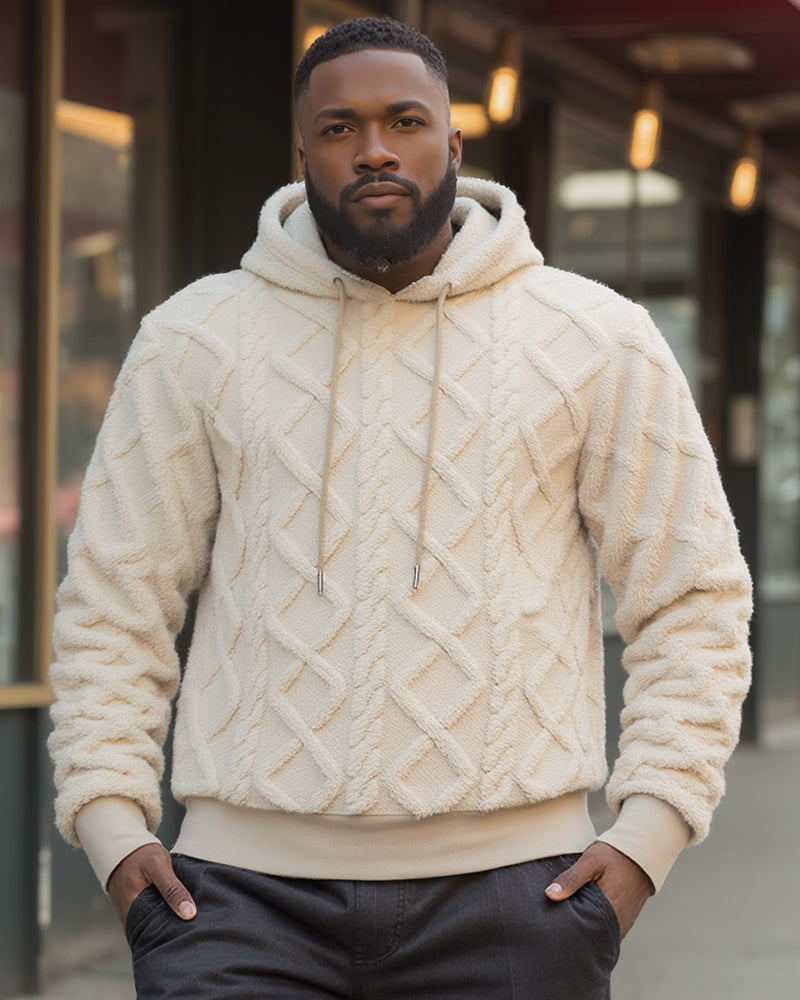 Big & Tall Solid Color Hoodie for big men view 1