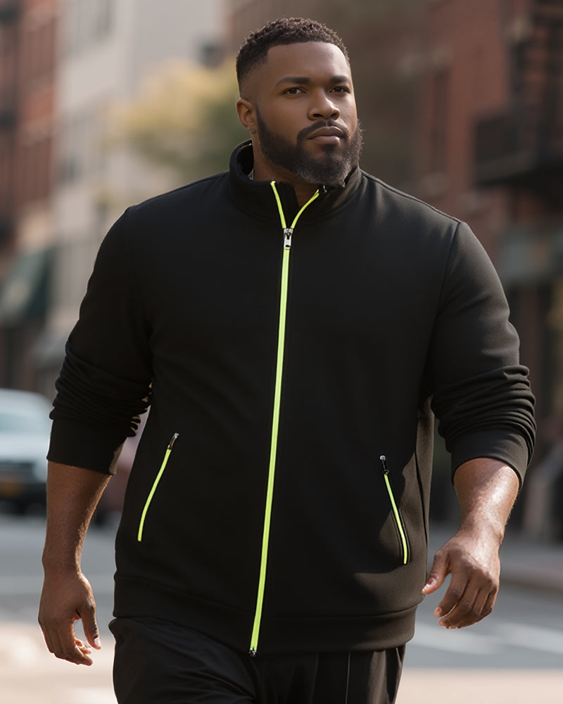 Big & Tall Solid Color Athletic Men's Clothing for big men view 5