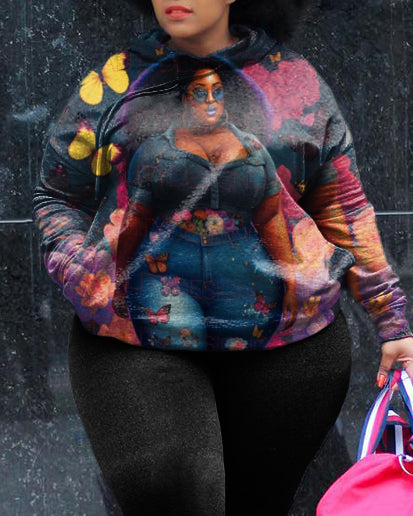 Big & Tall Hoodie Sweatpants Set for big men view 2