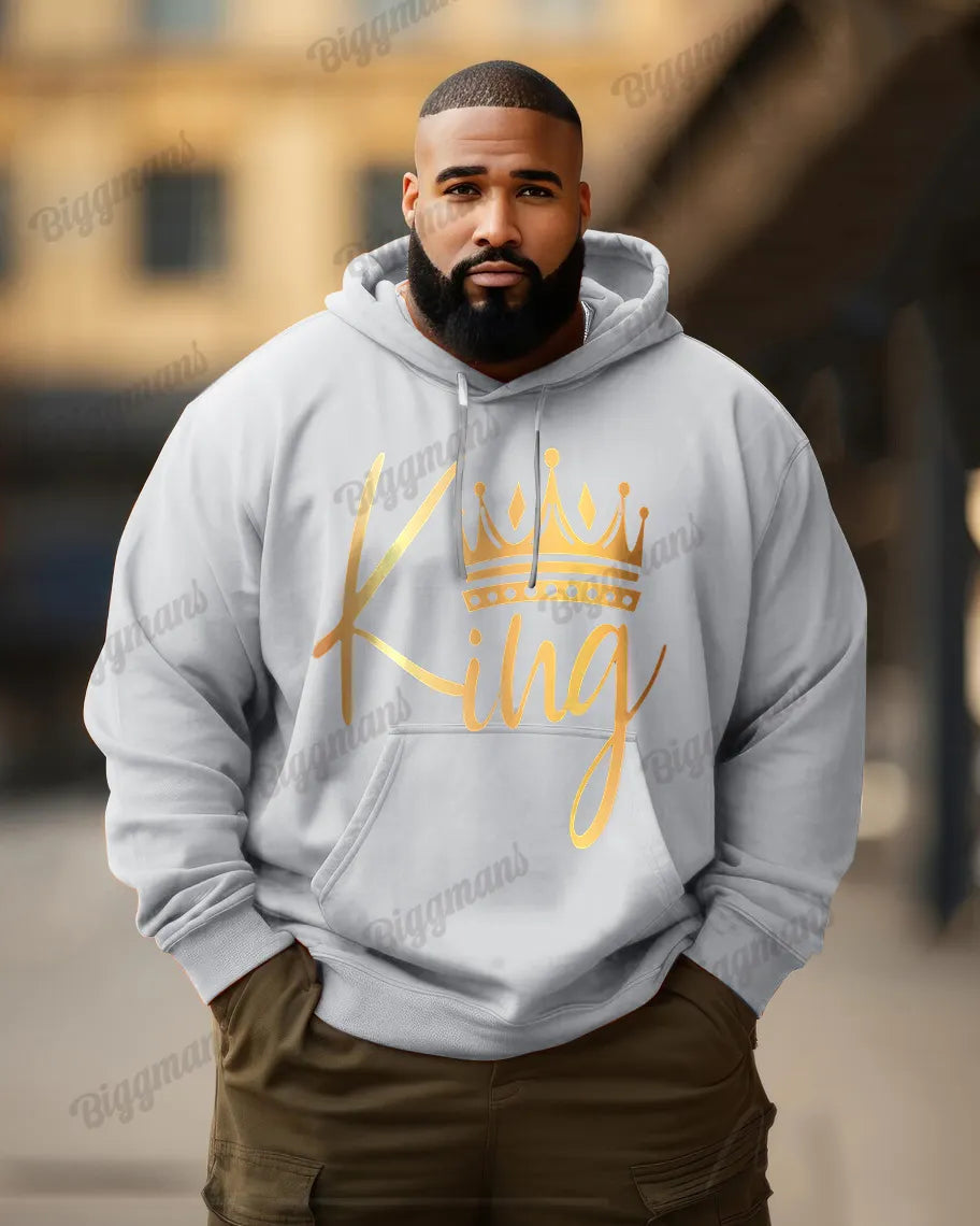 Big & Tall Graphic Hoodie for big men view 5