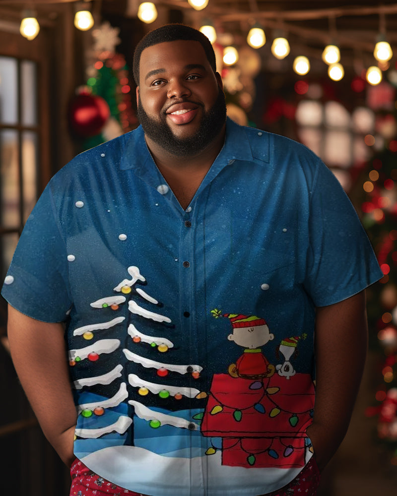 Big & Tall Graphic Short Sleeve Shirt for big men view 1