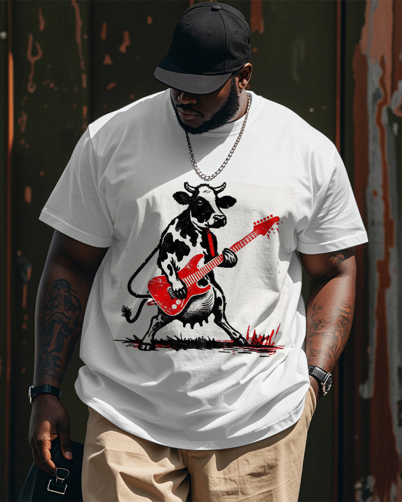 Big & Tall Graphic Graffiti Streetwear T-Shirt for big men