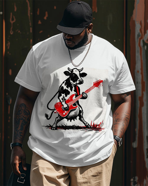 Big & Tall Graphic Graffiti Streetwear T-Shirt for big men