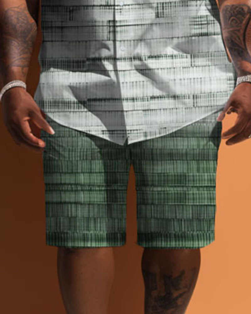 Big & Tall Gradient Graphic Jeans for big men view 3