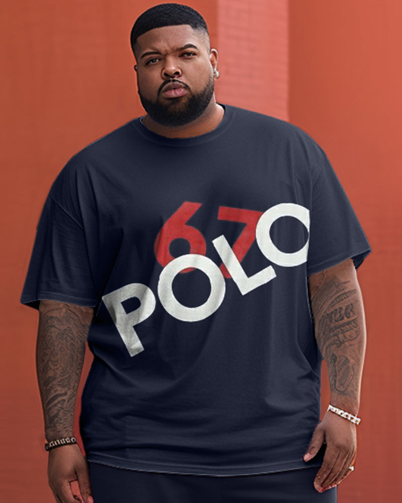 Big & Tall Graphic Two-piece Set for big men view 2