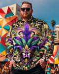 Big & Tall Graphic Long Sleeve Shirt for big men view 1