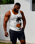 Big & Tall Hawaiian Graphic Two-piece Set for big men view 1