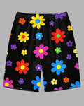 Big & Tall Floral Streetwear Shorts for big men