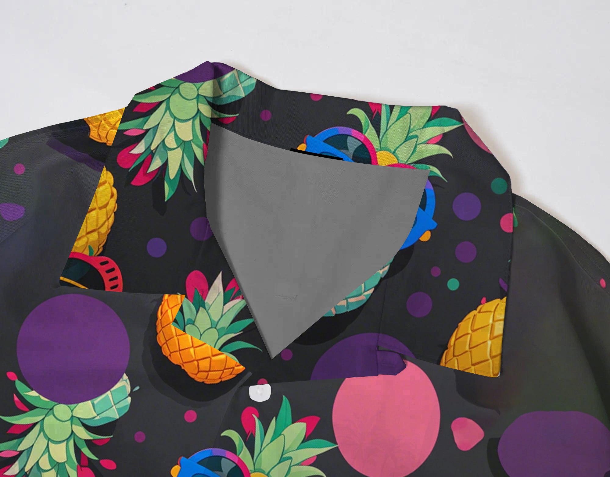 Big & Tall Geometric Graphic Short Sleeve Shirt for big men view 6
