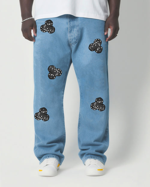 Big & Tall Denim Streetwear Jeans for big men