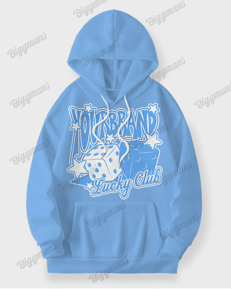 Big & Tall Graphic Streetwear Hoodie Sweatpants Set for big men view 2