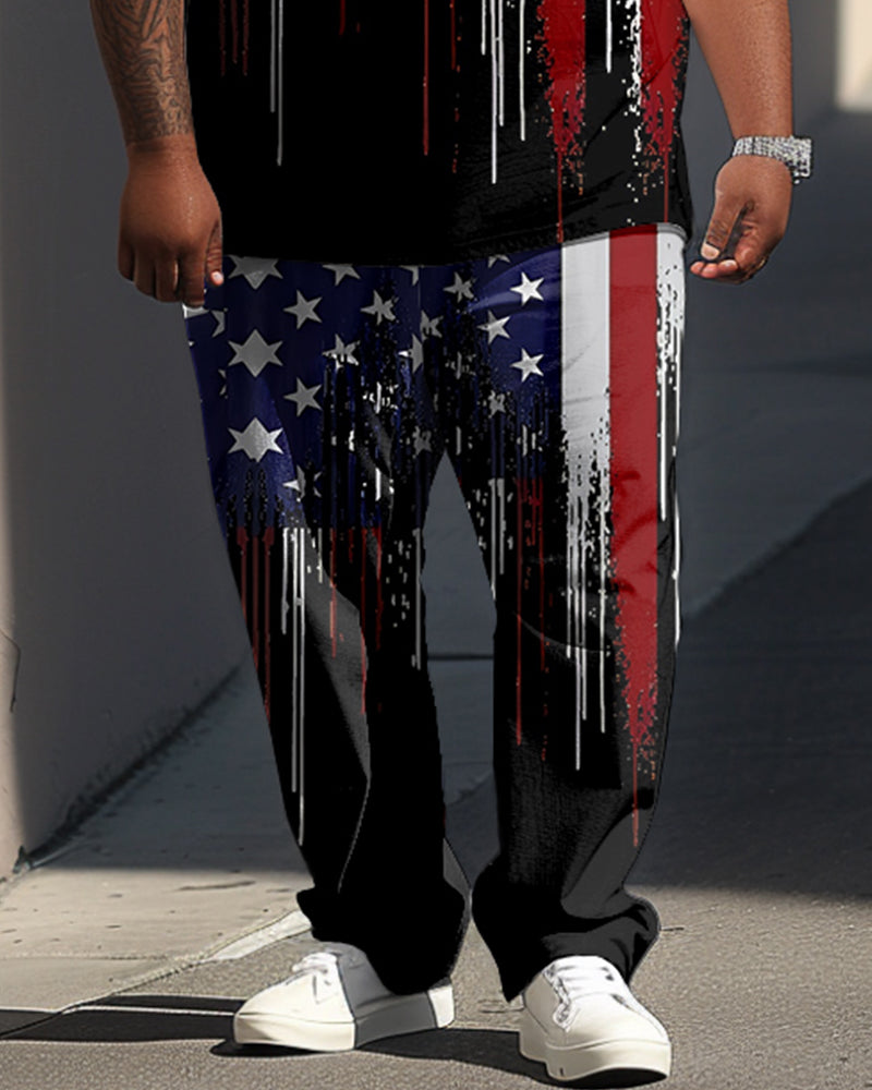 Big & Tall Graphic Two-piece Set for big men view 3