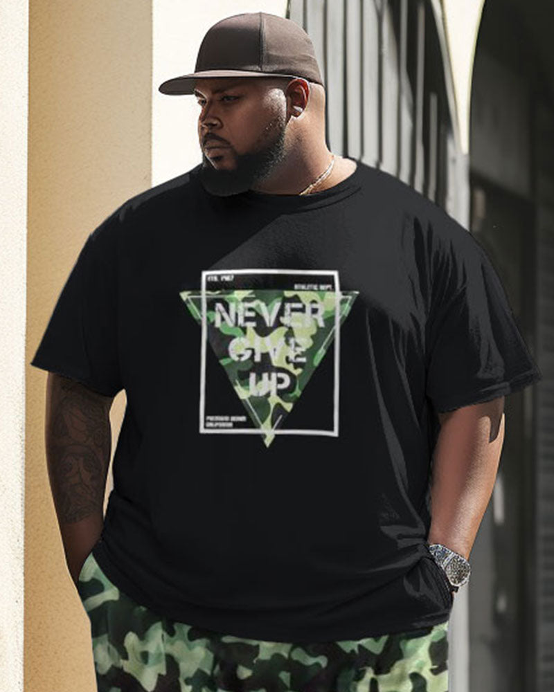 Big & Tall Camouflage Streetwear Tank Top for big men view 2