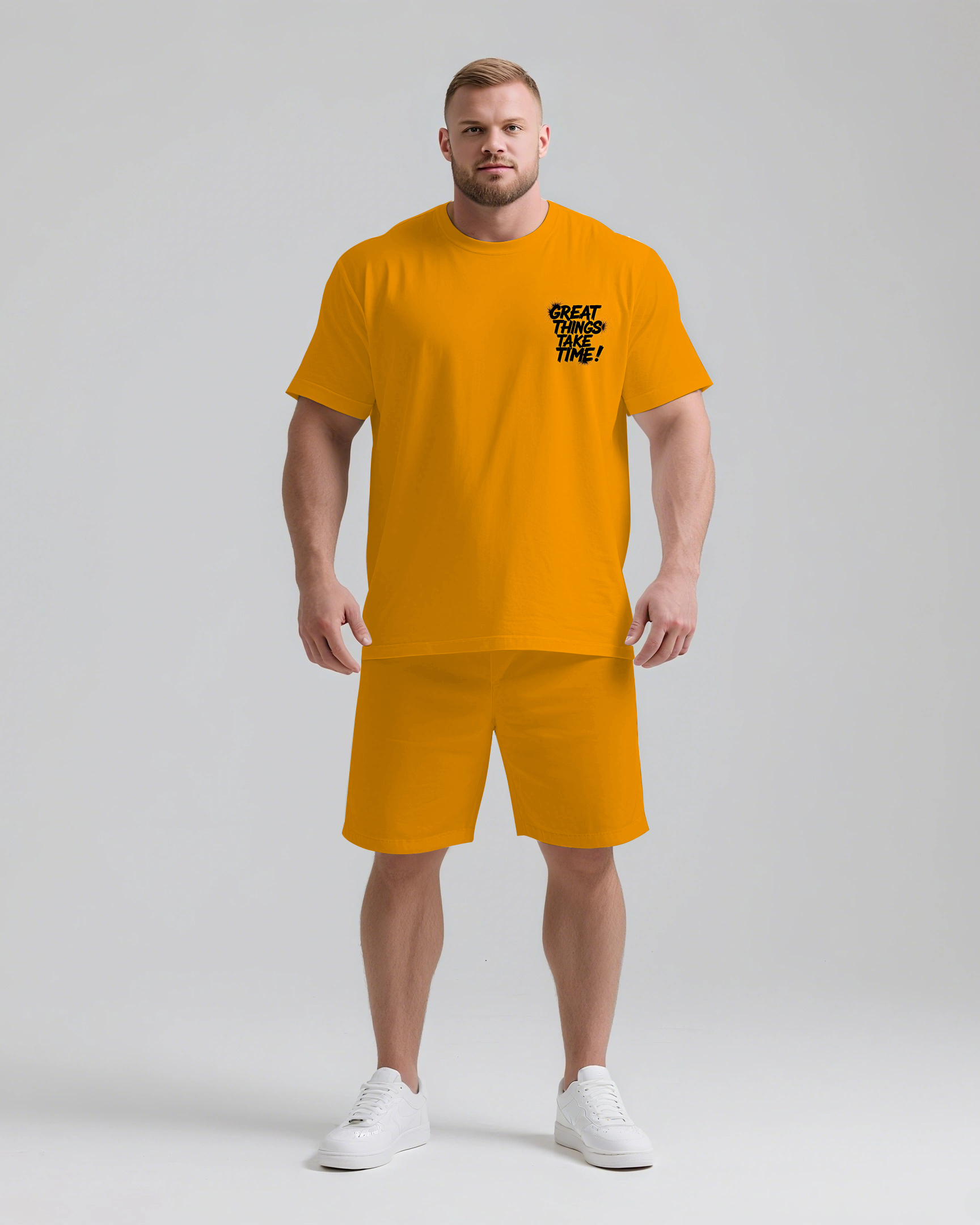 Big & Tall Streetwear Two-piece Set for big men view 2