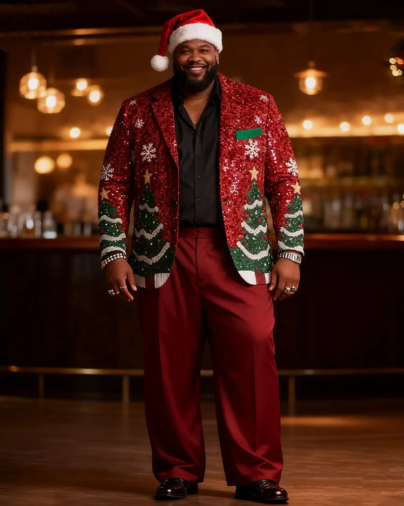 Big & Tall Graphic Two-piece Set for big men view 4