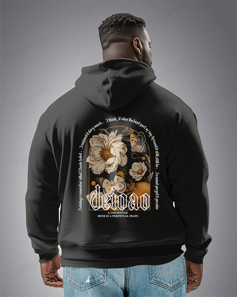 Big & Tall Athletic Streetwear Hoodie for big men view 1