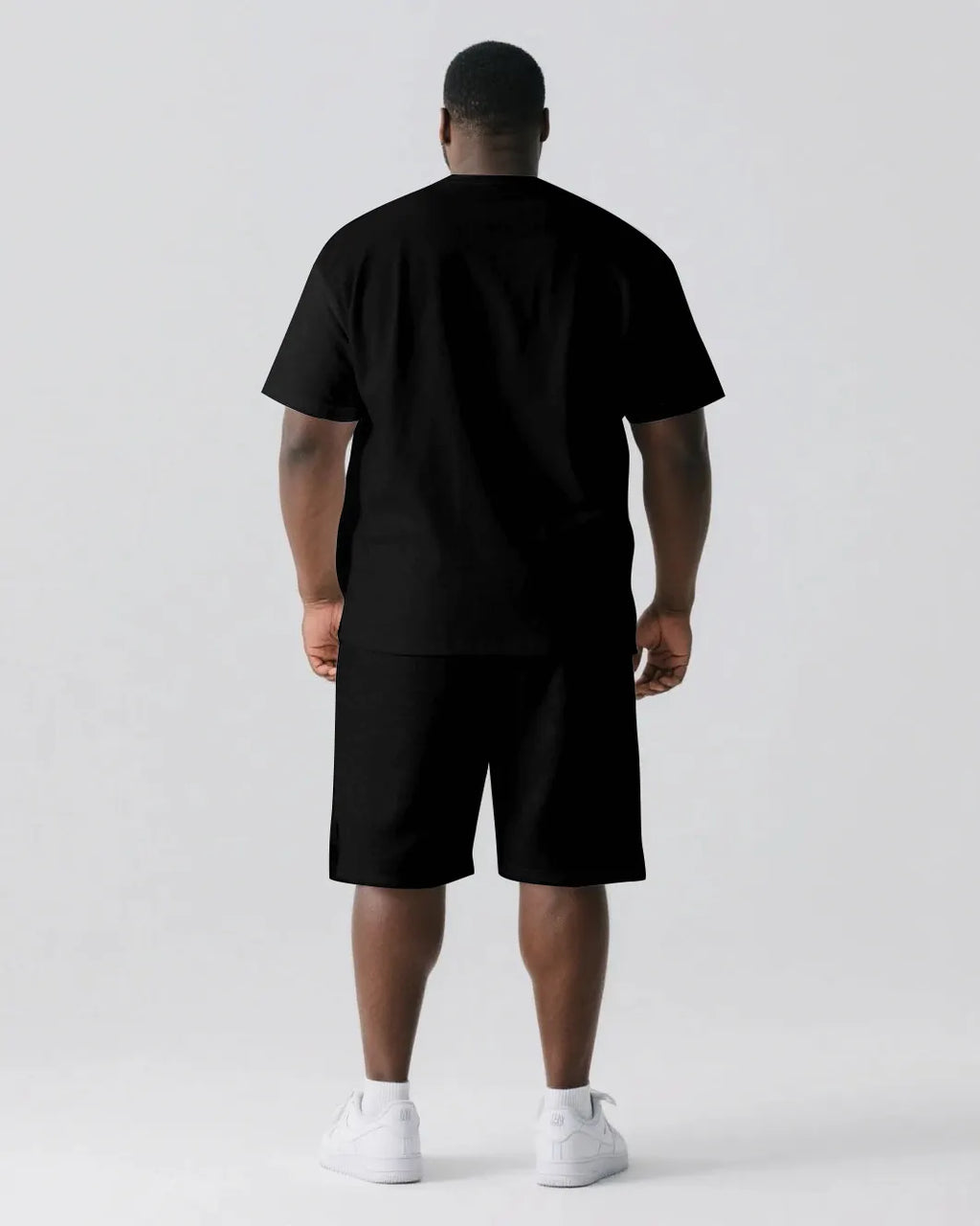 Big & Tall Striped Two-piece Set for big men view 2