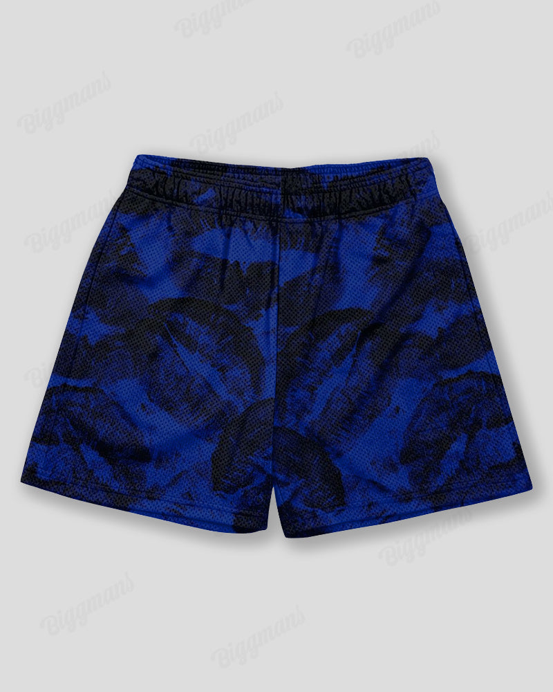 Big & Tall Graphic Graffiti Athletic Shorts for big men view 3