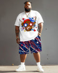 Big & Tall Graphic Two-piece Set for big men view 2