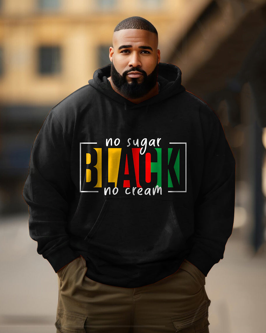 Big & Tall Juneteenth Hoodie for big men