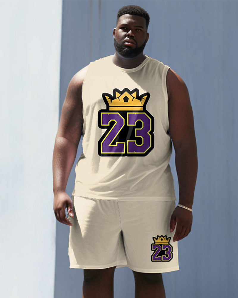Big & Tall Athletic Tank Top for big men view 1