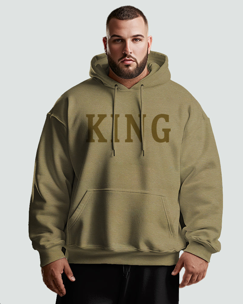 Big & Tall Graphic Hoodie for big men view 3