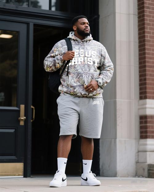 Big & Tall Camouflage Hoodie for big men view 1