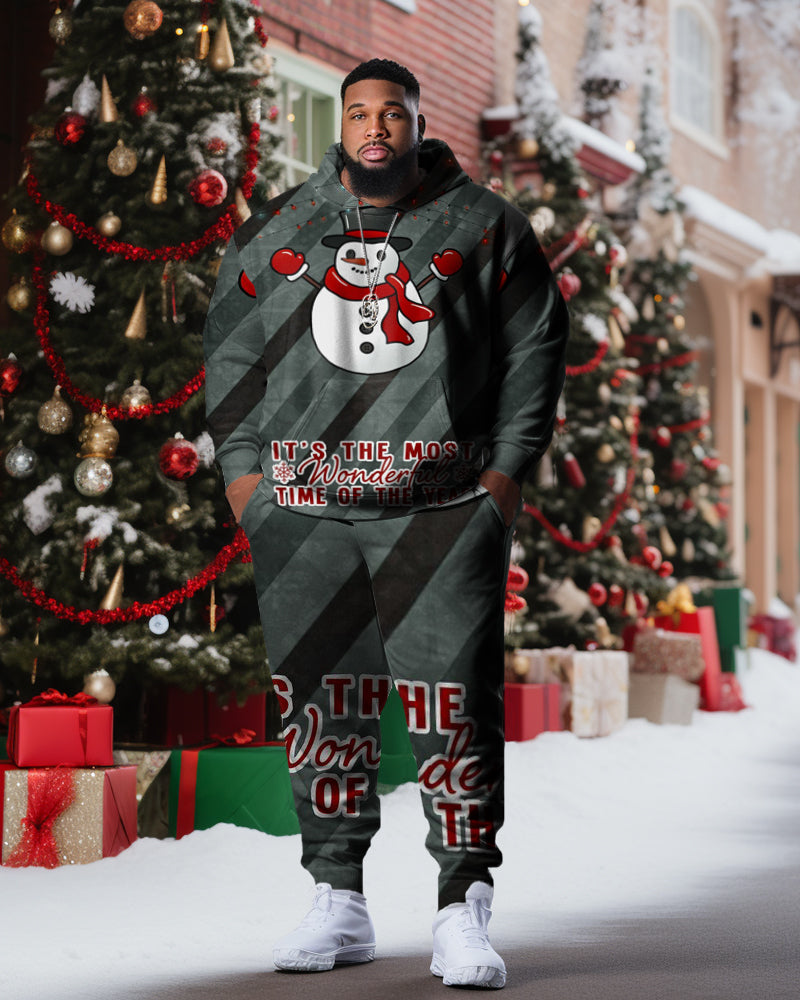 Big & Tall Skull Hoodie for big men view 1