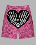 Big & Tall Floral Streetwear Shorts for big men