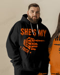 Big & Tall Graphic Skull Hoodie for big men view 3