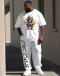 Big & Tall Streetwear Two-piece Set for big men view 1