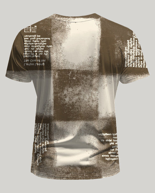 Big & Tall Gradient Plaid Graphic T-Shirt for big men view 2