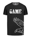 Big & Tall Black Graphic T-Shirt for big men view 3