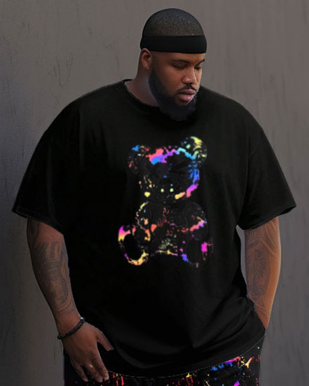 Big & Tall Streetwear Two-piece Set for big men view 2