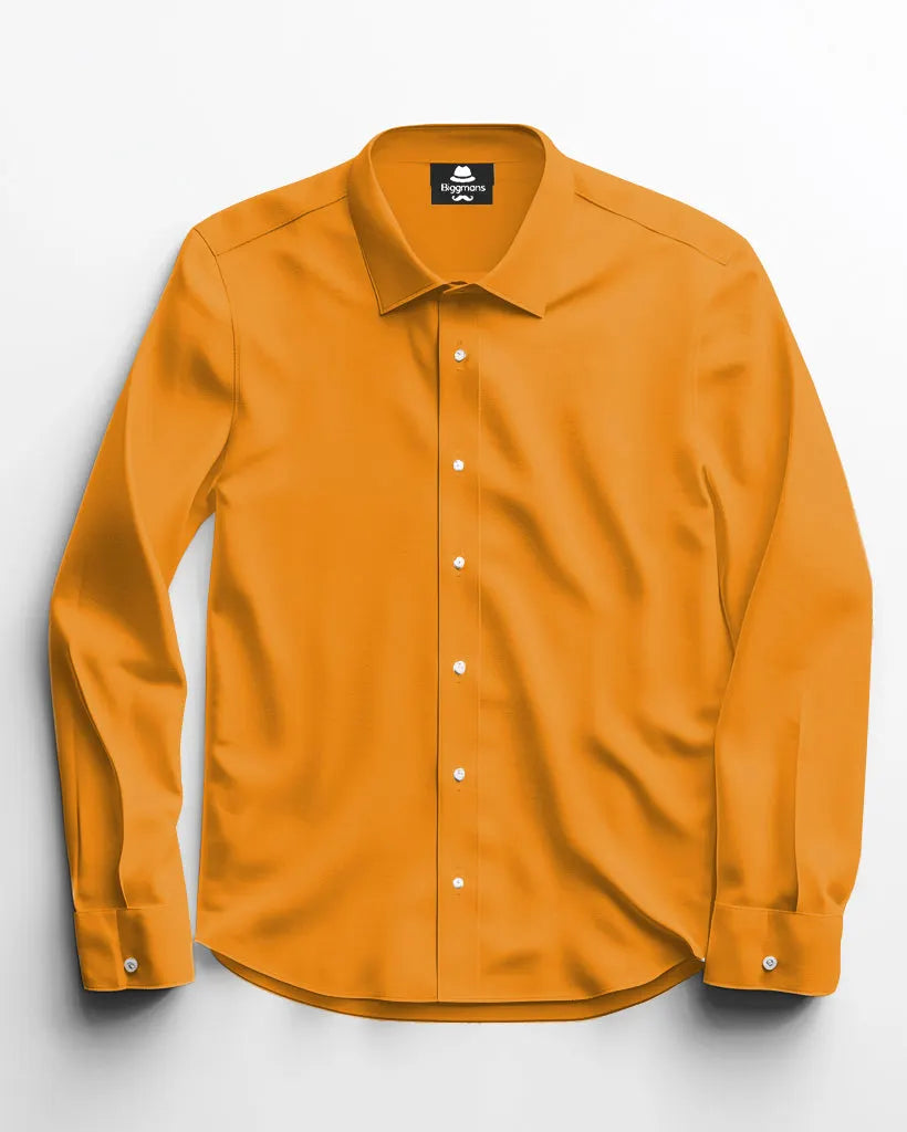 Big & Tall Solid Color Shirt Pants Set for big men view 21