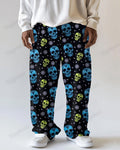 Big & Tall Graphic Skull Pants for big men