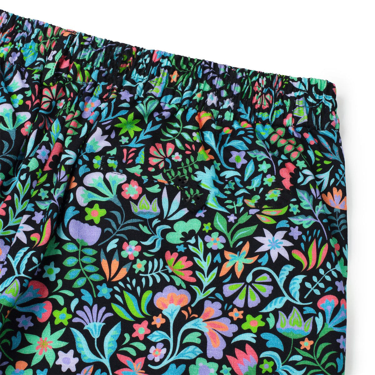 Big & Tall Hawaiian Tropical Colorblock Shorts for big men view 3